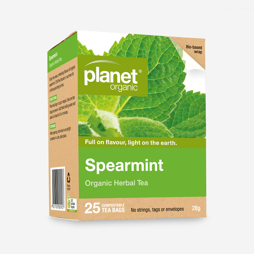 Spearmint 25 Teabags - Certified Organic
