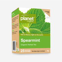 Thumbnail for Spearmint 25 Teabags - Certified Organic