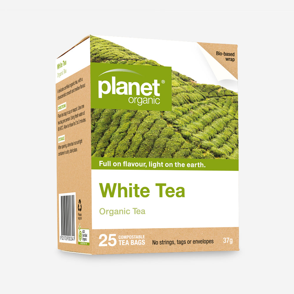 White 25 Teabags - Certified Organic