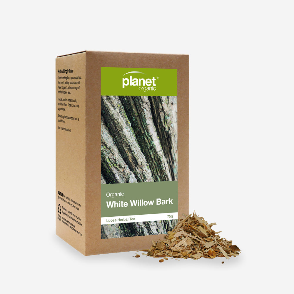 Willow Bark Loose Leaf Tea 75g - Certified Organic